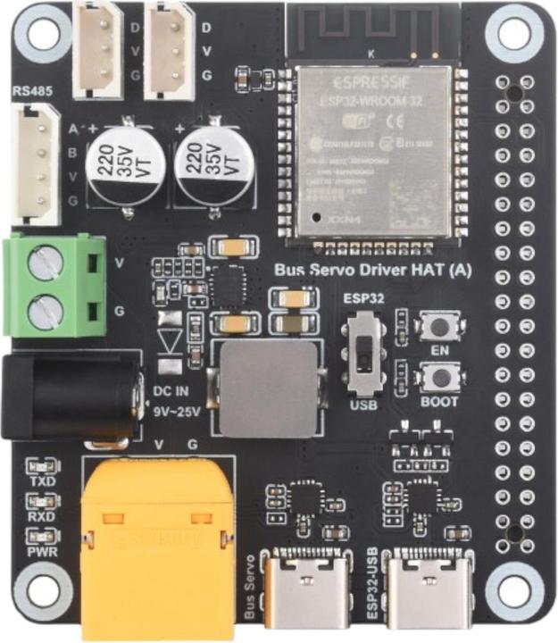Immagine prodotto WaveShare Servo driver per bus seriale HAT