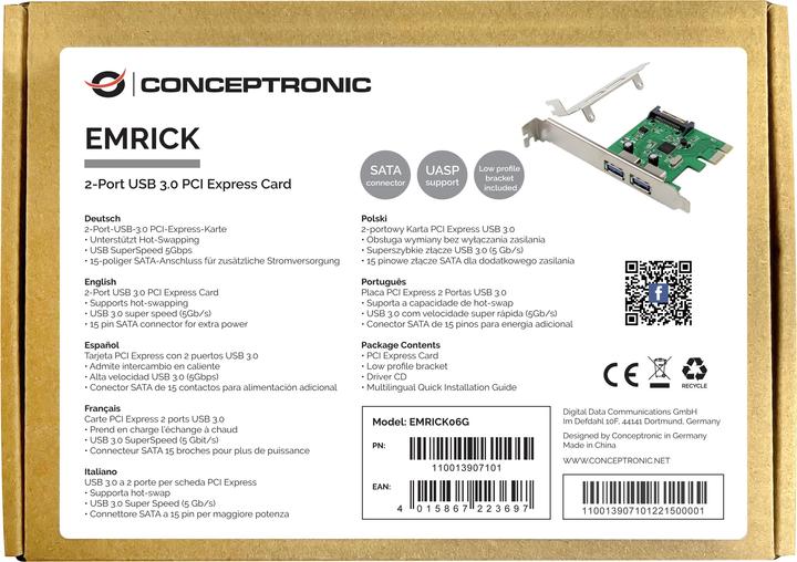 Image du produit Conceptronic Carte PCI Express