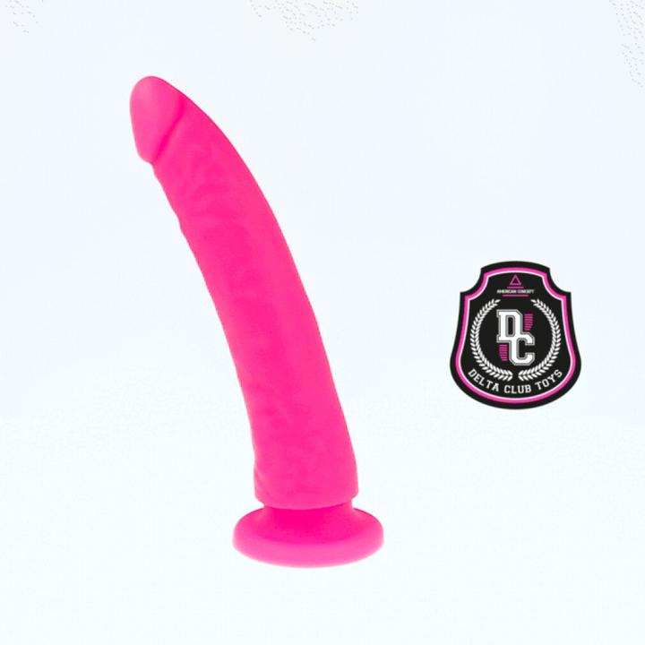 Actual product image Delta Club Toys Dildo Pink Silicona Medica 20 X 4 cm