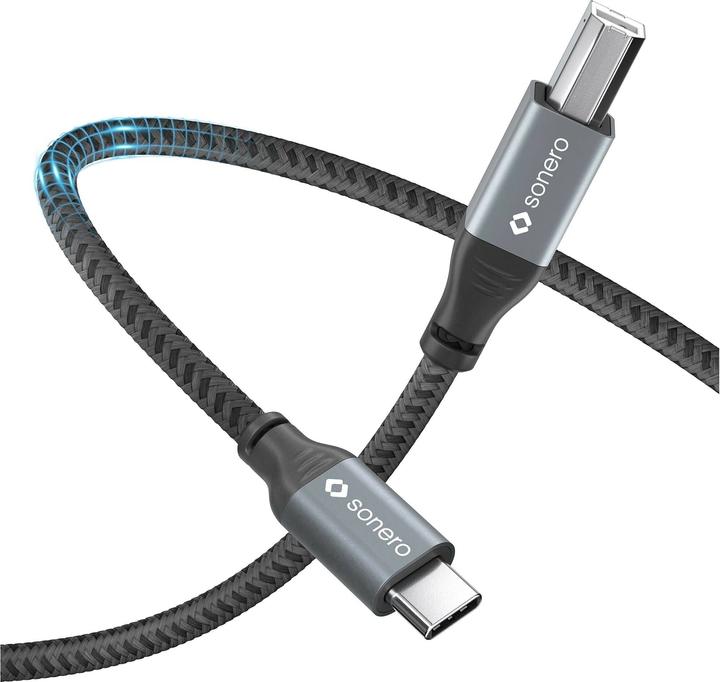 Produktbild Sonero USB C — USB B (1.50 m, USB 2.0, 10 W)