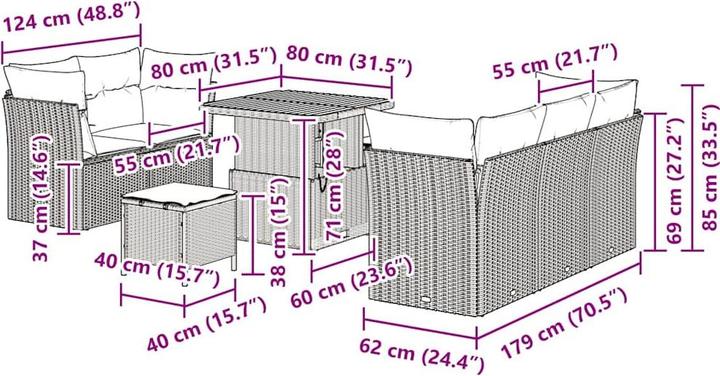 Produktbild vidaXL Mackenzie