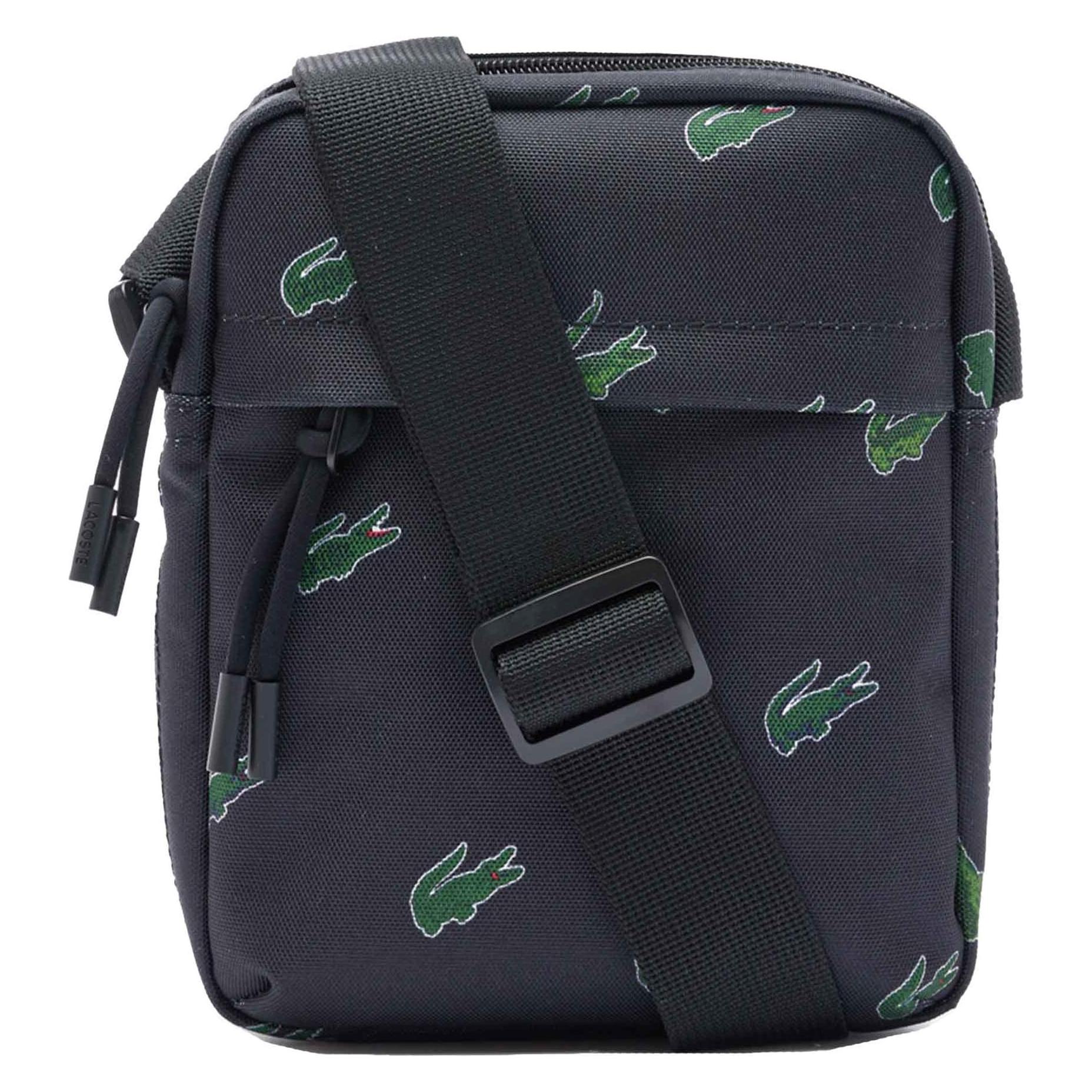 Lacoste, Unisex, Handtasche, Holiday Icons Vertical Camera Bag, Blau, Mehrfarbig
