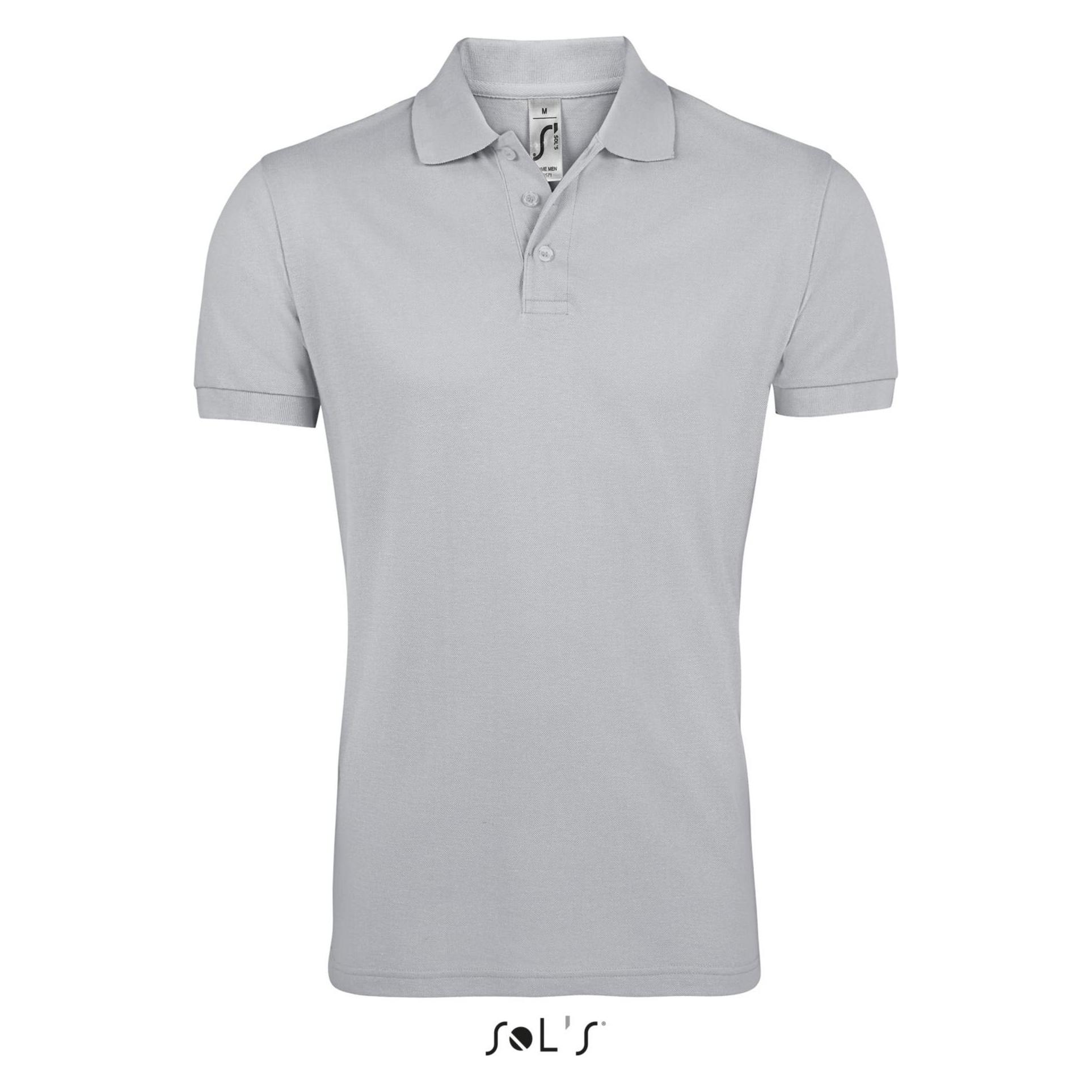 Sol's, Herren, Shirts, Prime, Grau, (3XL)