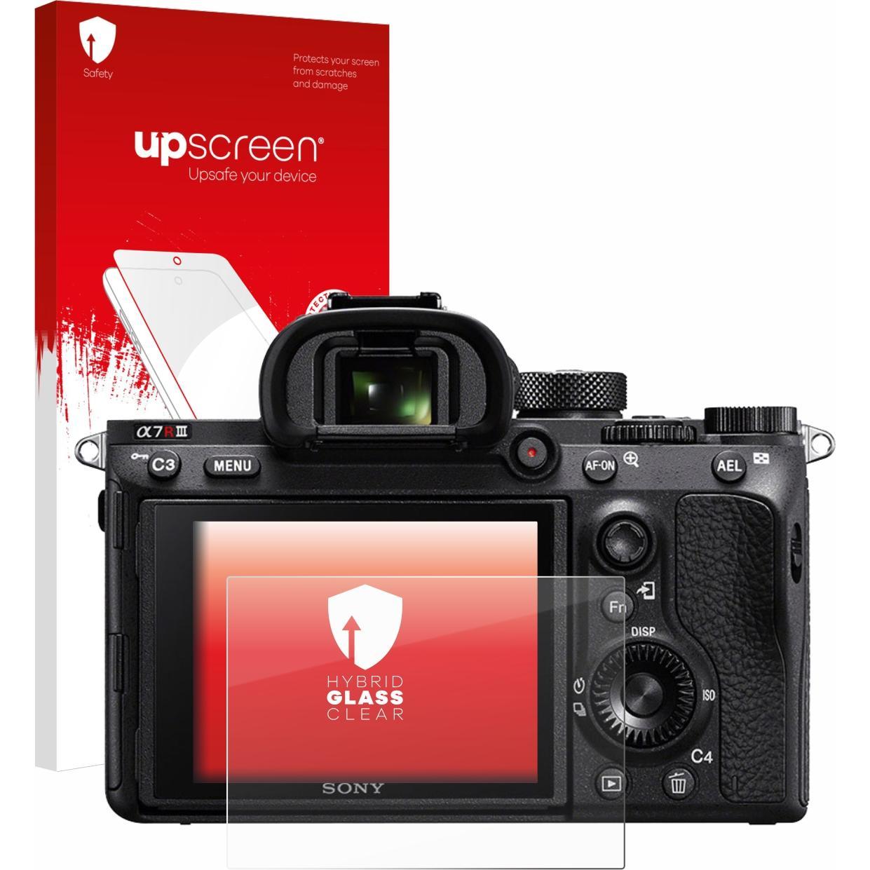 upscreen Scratch Shield Panzerglasfolie (Displayschutz, alpha 7R III), Kameraschutz