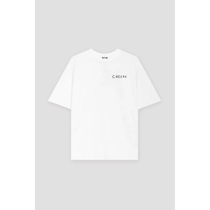 Image du produit Kaotiko blanc en coton Cheers (S)