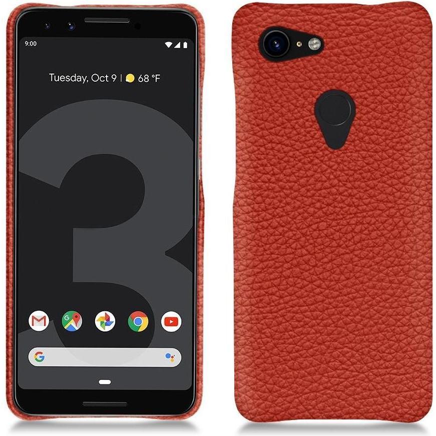 Noreve Lederschutzhülle (Google Pixel 3 XL), Smartphone Hülle, Orange