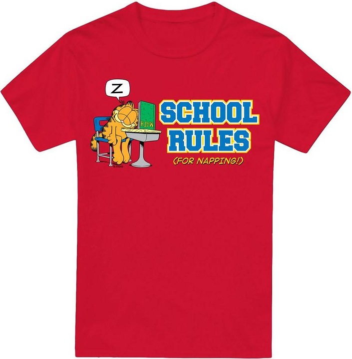 Immagine prodotto Garfield School Rules Maglietta Uomo (M)