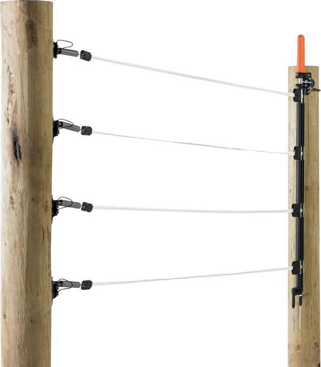 Gallagher Meerdraadse doorgangsset 4x12,5mm lint wit 6m - 718040 718040