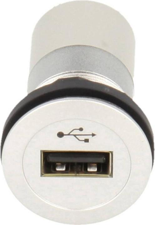Produktbild Schlegel USB-Einbaubuchsen 2.0 Buchse, Einbau mit LED-Farbring: Blau RRJ USB AA B Schleg
