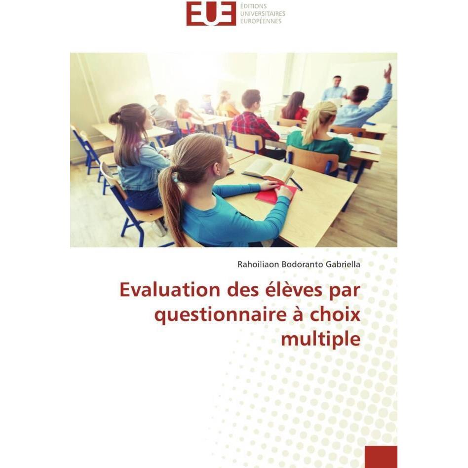 Evaluation des élèves par questionnaire à choix multiple, Schulbücher von Rahoiliaon Bodoranto Gabriella