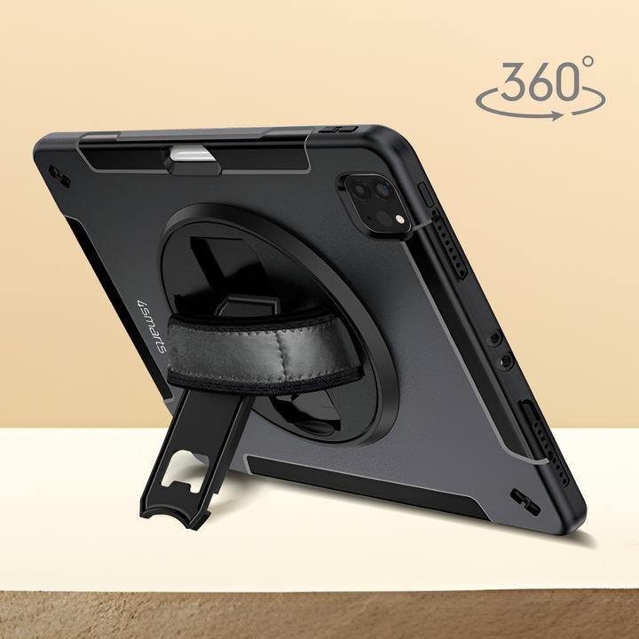 Produktbild 4smarts Rugged Grip Case (Apple iPad Air 13 2024, Apple iPad Pro 12.9 2018, Apple iPad Pro 12.9 2020, Apple iPad Pro 12.9 2021, Apple iPad Pro 12.9 2022)