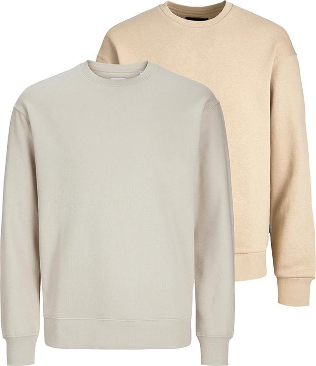 Image du produit Jack & Jones - Star - Sweatshirt - 2er Pack (S Beige / creme) (S)
