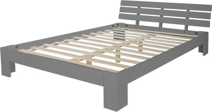 Image du produit Homestyle4u Holzbett mit Matratze & Lattenrost (140 x 200)