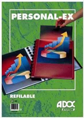 Actual product image Adoc PERSONAL-EX - with transparent pocket (A4, 1x)