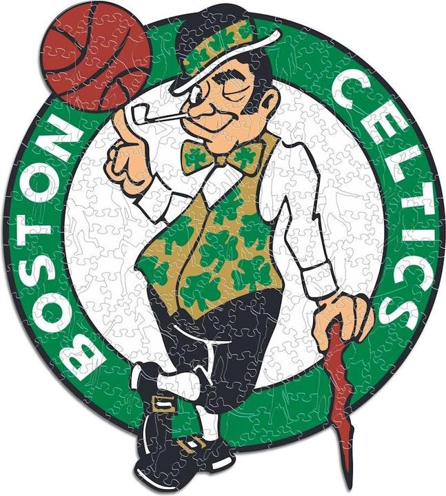Actual product image Iconic NBA - Boston CelticsWooden Puzzle Size S (150 pieces) (150 pieces)