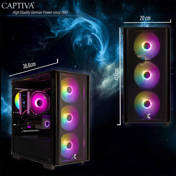 Produktbild Captiva Advanced Gaming R95-574 (1000 GB, 32 GB, AMD Ryzen 5 7500F, GeForce RTX 5060)