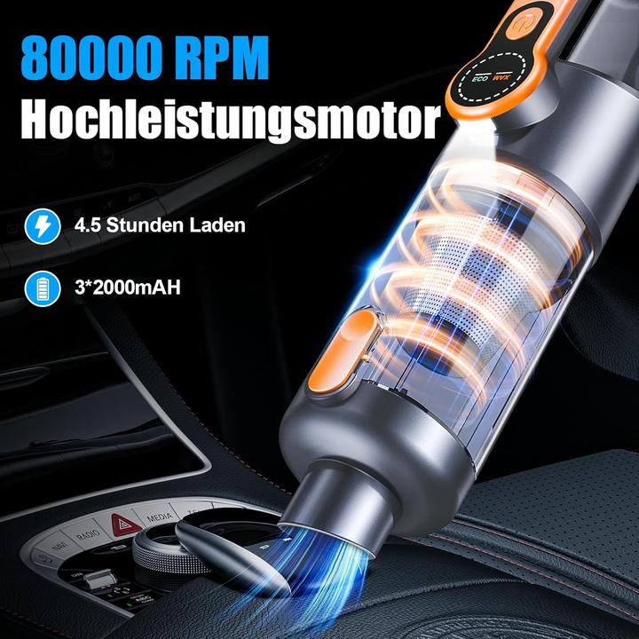 Produktbild Botatio Akkustaubsauger mit HD-Display