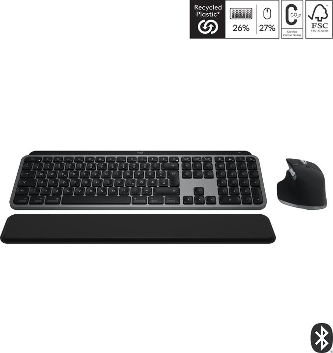 Produktbild Logitech MX Keys S Combo for Mac (DE, Kabellos)