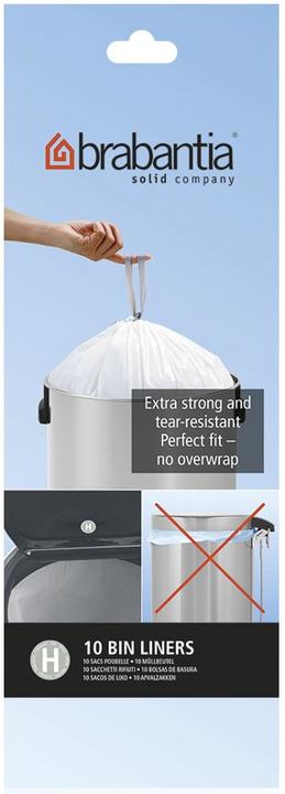 Immagine prodotto Brabantia PerfectFit misura H, 50l (10 x, 60 l)