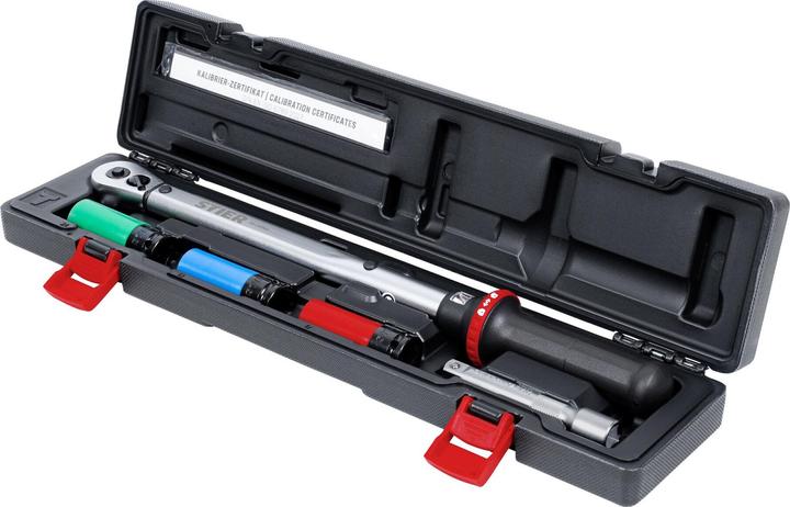 Immagine prodotto Stier Set di montaggio ruote da 1/2 pollice 40 - 200 Nm, 5 pezzi (1/2", 40 Nm, 200 Nm)