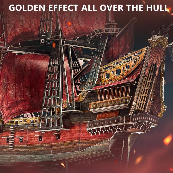 Actual product image Cubicfun 3D Puzzle Queen Annes Revenge 391 Teile (391 pieces)