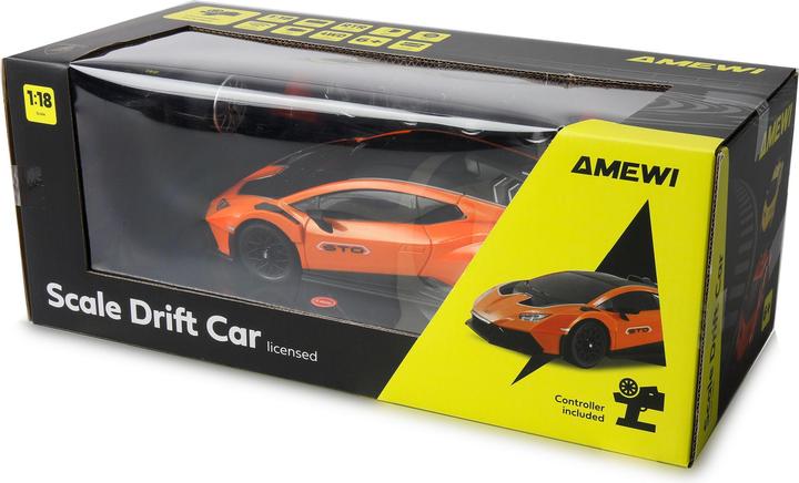 Produktbild Amewi RC Drift Lizenz Lamborghini Huracan orange (RTR Ready-to-Run)