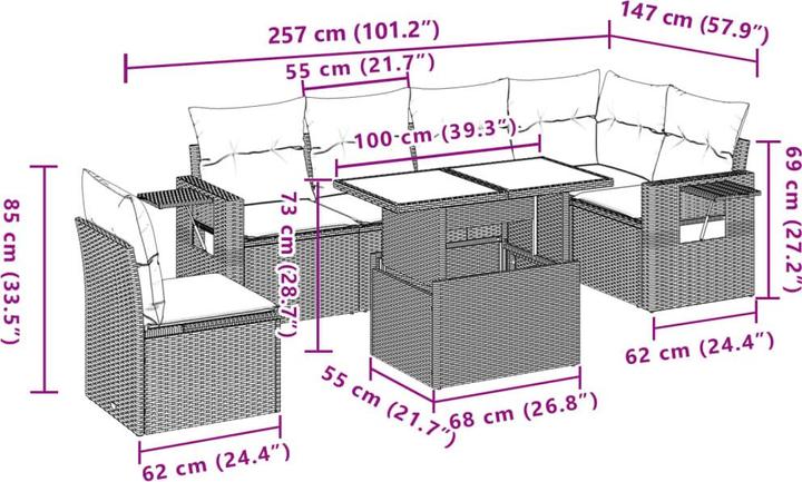 Produktbild vidaXL Bryce