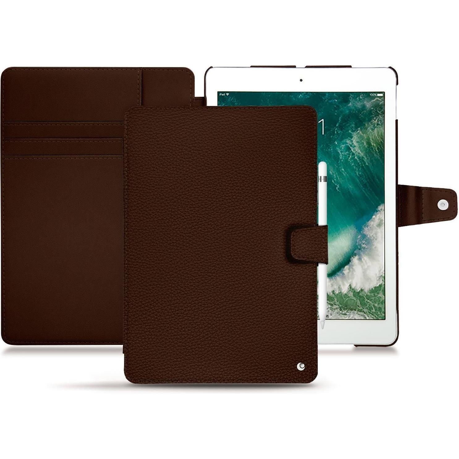Noreve Lederschutzhülle Wallet (iPad Pro 10.5 2019 (2. Gen)), Tablet Hülle, Braun