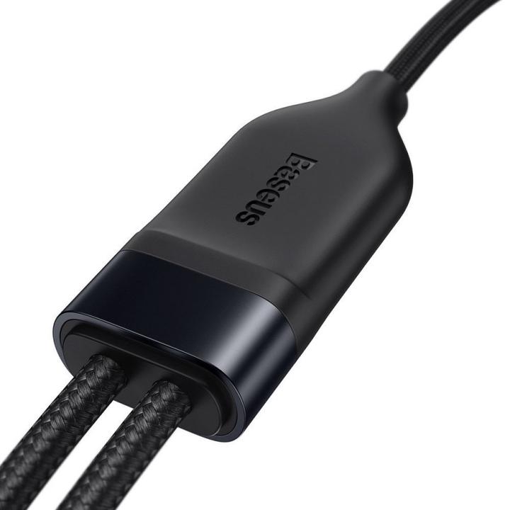 Actual product image Baseus 2in1 FastCharger Cable C to L+C, 1.2m (1.20 m, 100 W)