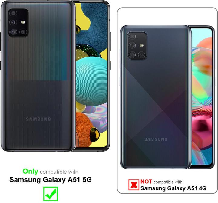 Actual product image Cadorabo TPU cover sparkling glitter (Samsung Galaxy A51 5G)