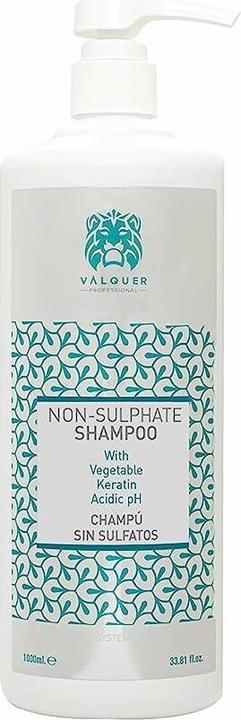 Actual product image Valquer Válquer Profesional Sulfate-Free Shampoo for Sensitive Scalp with Plant Keratin and Vitamin E 1000ml (1000 ml, Liquid shampoo)