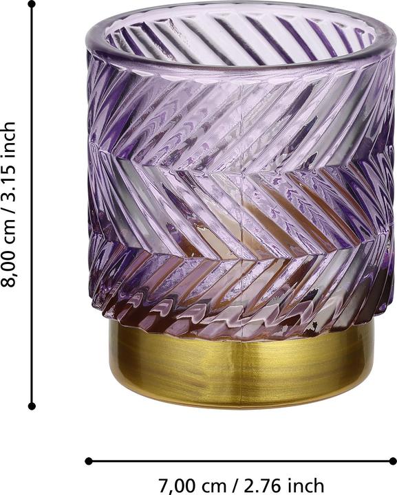 Produktbild EGLO Windlicht Bezamby Gold/Lila (1x)