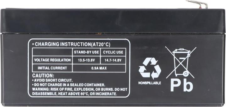 Actual product image Multipower MP3-12C Blei Akku 6,3mm Faston Stecker, zyklenfeste Ausführung (12 V, 3 Ah)