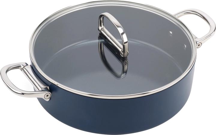 Actual product image Joseph Joseph Space casserole with folding handles D28cm (28 cm, Casserole + Stewpot, Aluminium)
