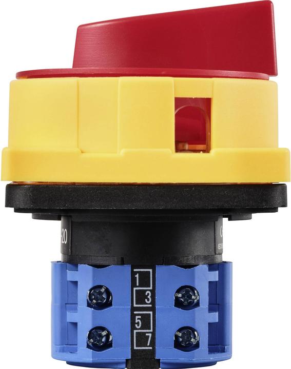 Actual product image Tru Components TC-LW26-20 GS20/04-2 Nockenschalter 20 A 690 V 1 x 90 ° Gelb, Ro