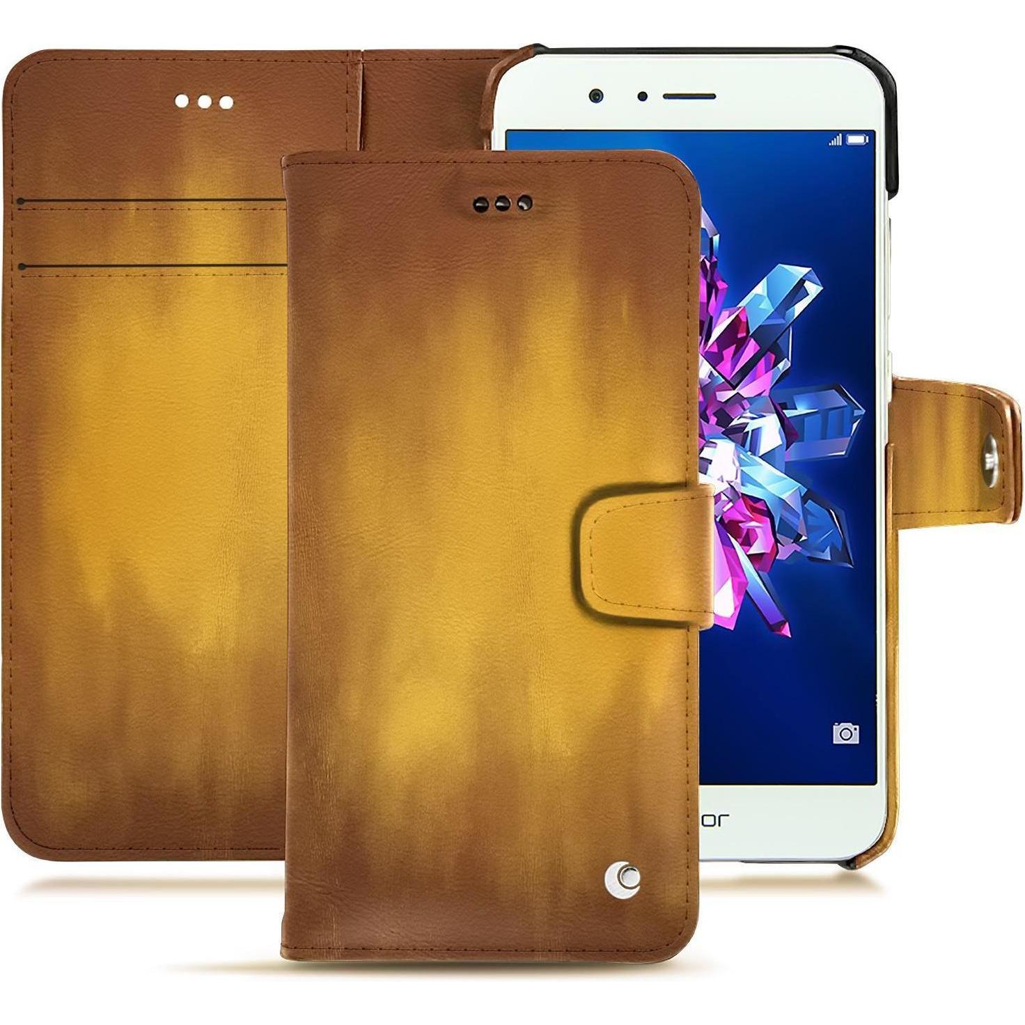 Thumbnail - Noreve Lederschutzhülle Wallet (Honor 8 Pro), Smartphone Hülle, Gold