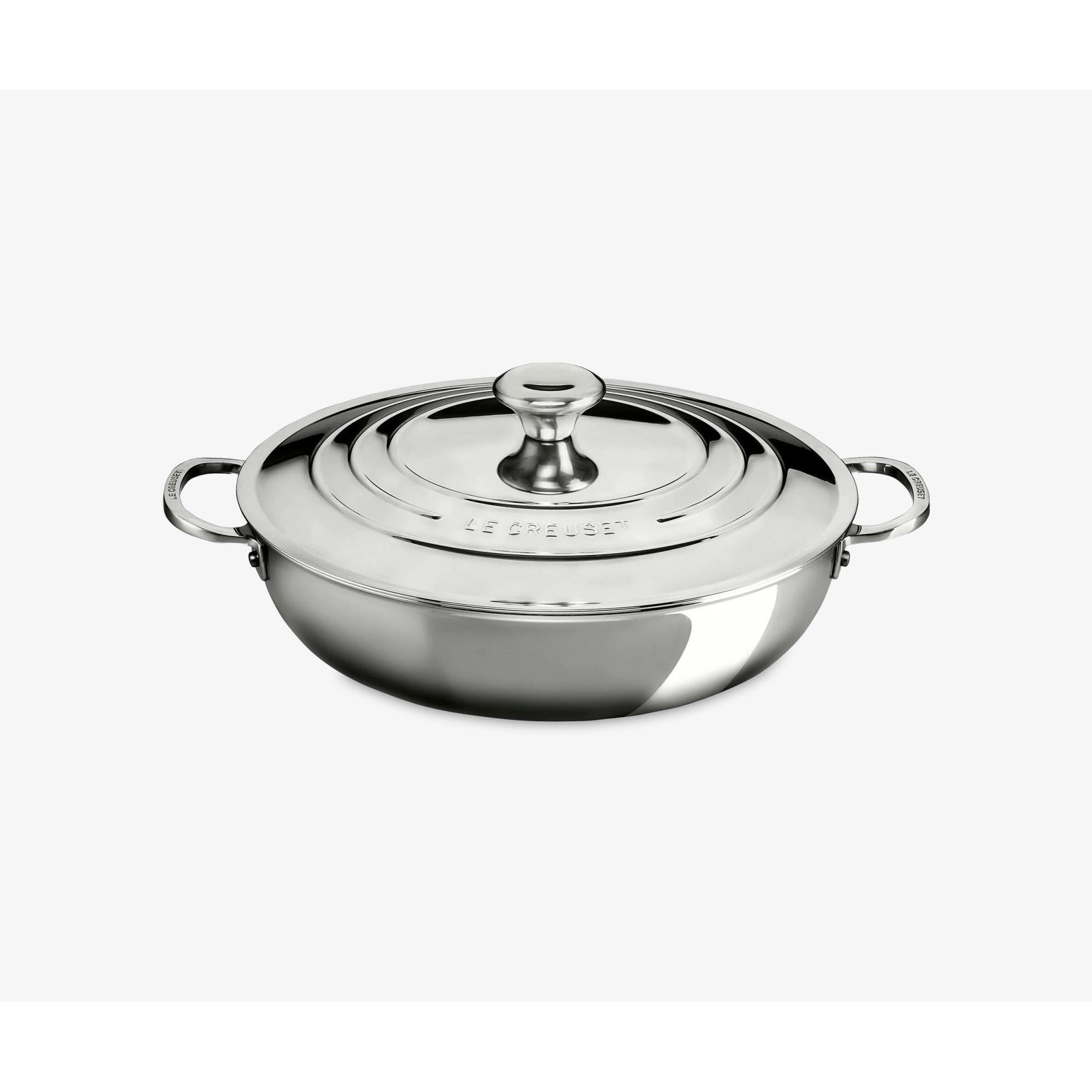 Thumbnail - Le Creuset 3-ply Plus, Pfanne + Kochtopf, Silber