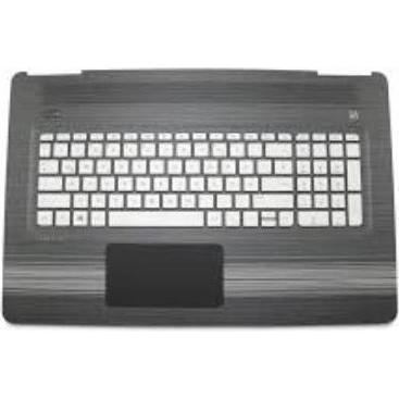 HP Top Cover & Keyboard (Nordic), Notebook Ersatzteile, Grau, Silber
