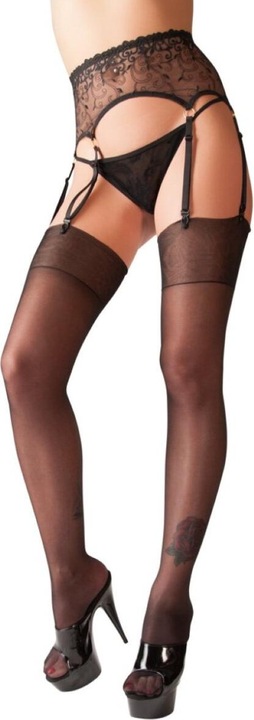 Produktbild Cottelli Collection Schlichte Straps-Strümpfe (M)