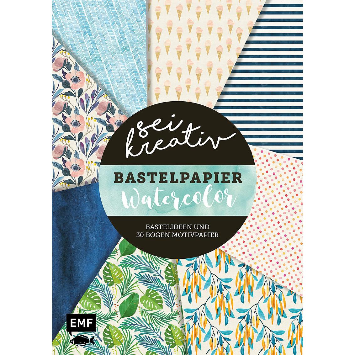 Thumbnail - Sei kreativ. Bastelpapier Watercolor, Ratgeber von Michael Fischer