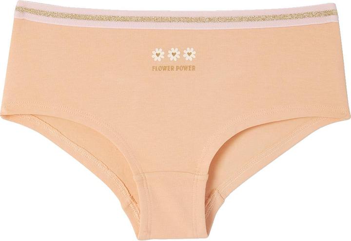 Immagine prodotto Vertbaudet Confezione da 7 pantaloncini da bambina in cotone biologico (98, 104, Confezione da 7)