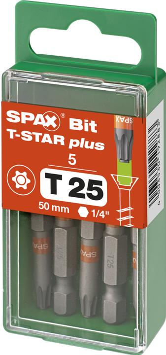Produktbild Spax BIT T-STAR PLUS T25 50mm S (T/50)
