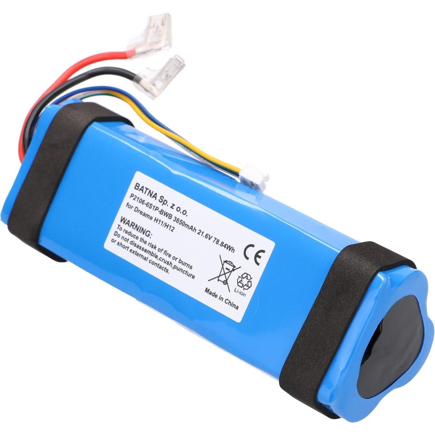 Dreame H11/H11 MAX P2106-6S1P-BWB 3650mAh 21.6V Akku wiederaufladbar (3650 mAh), Batterien + Akkus