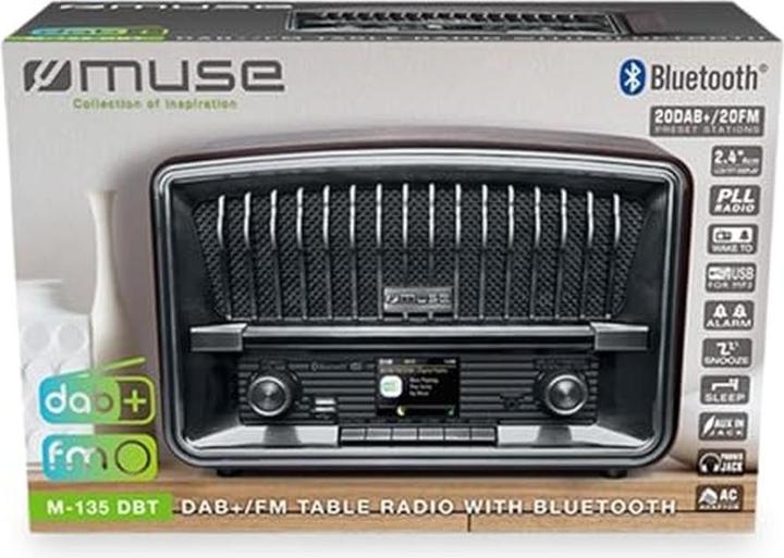 Image du produit Muse M-135 DBT (DAB+ DAB, FM, Bluetooth)