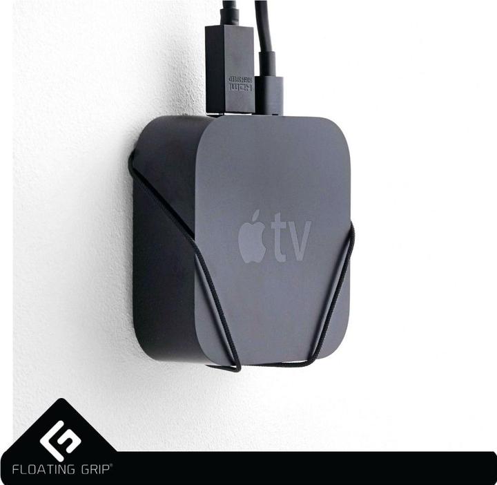 Actual product image Floating Grip Apple TV Gen. 4 Wall Mount Black (Wall)
