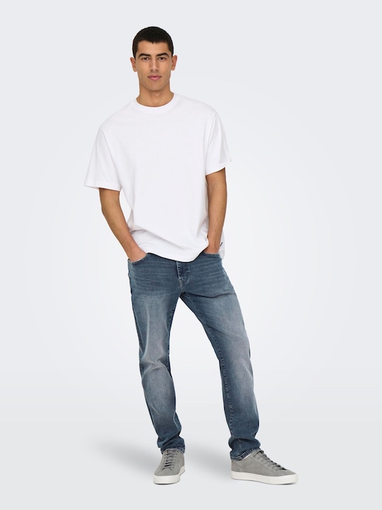 Actual product image Only & Sons ONSWEFT Mittlere Taille Normal geschnitten Jeans Slim Fit Jeans (W30/L34)