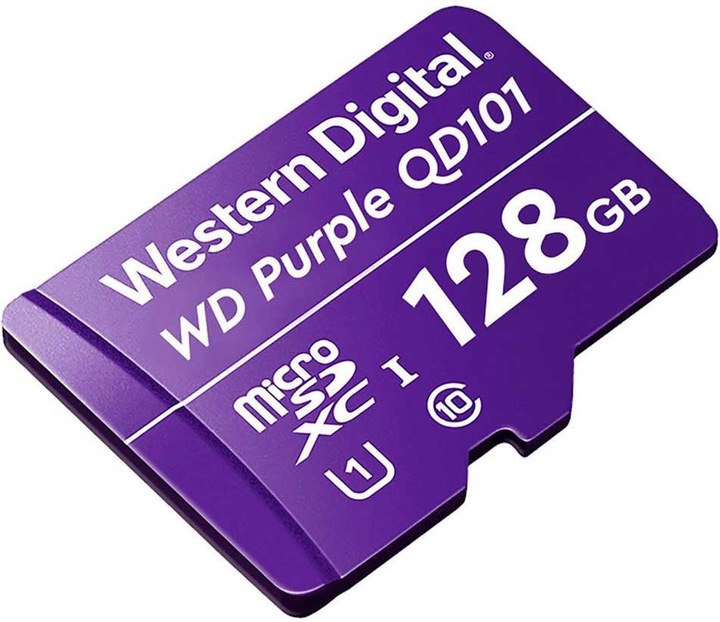 Productafbeelding WD Paars QD101 (128 GB, microSDXC, U1, UHS-I)