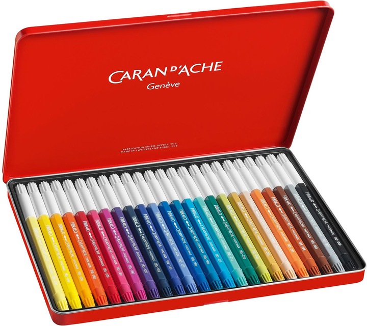 Immagine prodotto Caran d'Ache Fibralo Metallschachtel (Multicolore, 24 x)