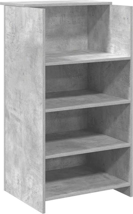 Immagine prodotto VidaXL Bancone reception grigio cemento 55x50x103,5 cm bancone reception in legno