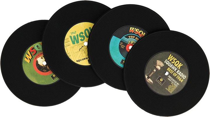 Paladone Products Stranger Things 5 Untersetzer WSQK 4er-Pack (4 x, Sottobicchiere in vetro)